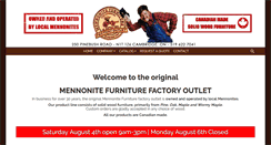 Desktop Screenshot of mennonitefurniture.on.ca